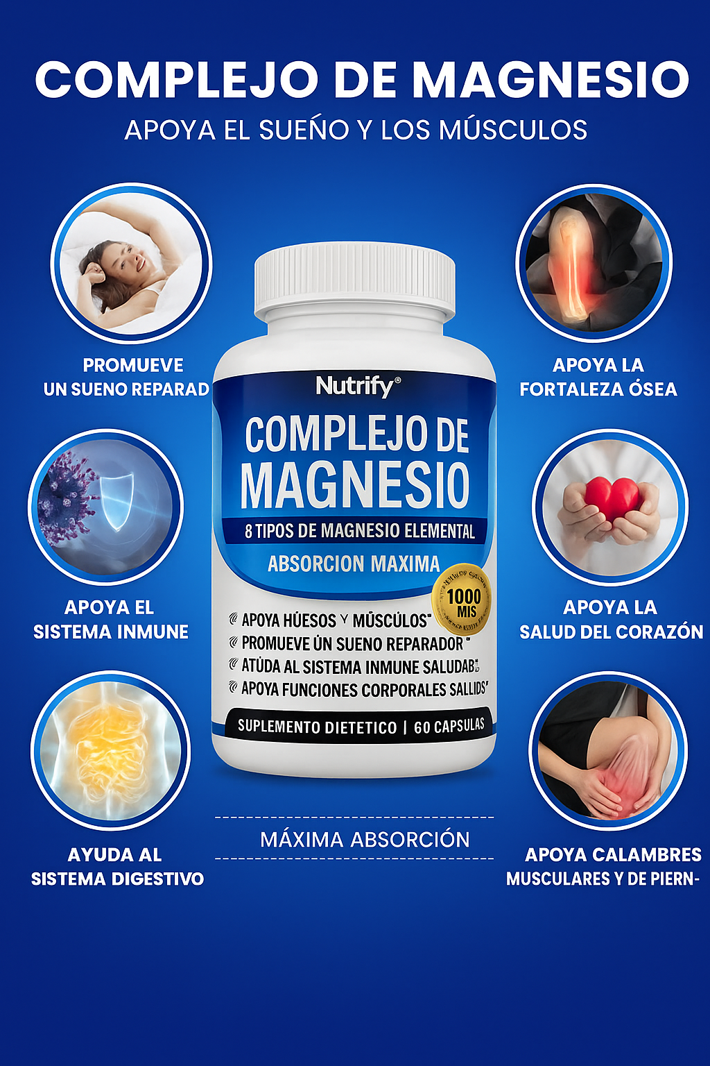 💪✨ Magnesio Complex™ — 8 Tipos de Magnesio en 1 💊⚡